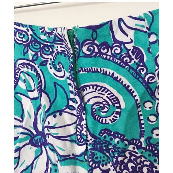 LILLY PULITZER Sz 4 Montaux Short Crochet Appliqué - Picture 4 of 6